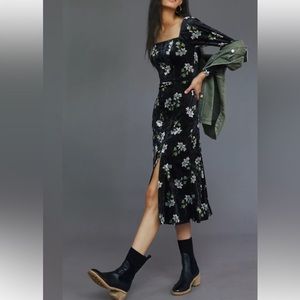 Anthropologie Hutch Velvety midi Dress